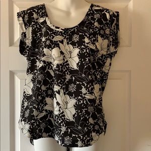 J. Crew black and white top